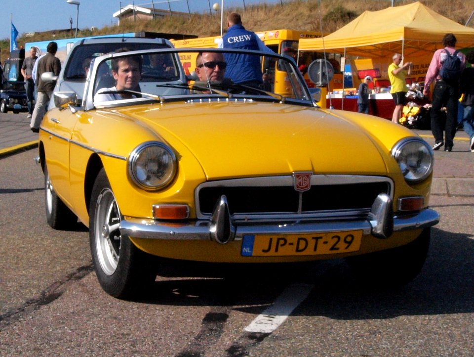 MG B dutch licence registration JP-DT-29 pic01