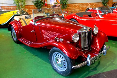 MG, red, unidentified - Automobile Driving Museum - El Segundo, CA - DSC01948