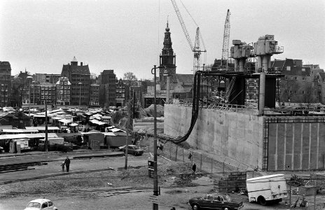 Metrobouw Waterlooplein Amsterdam, Bestanddeelnr 925-2494