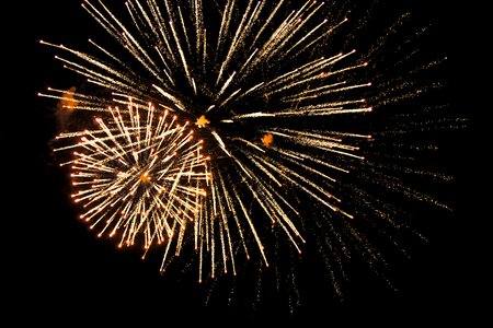Fireworks pyrotechnics explode