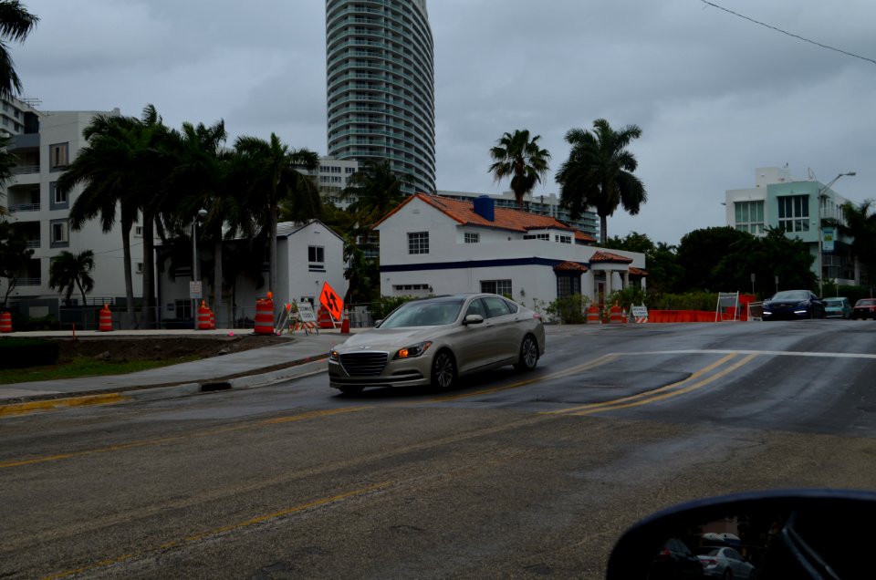 Miami Beach rising above road raising 2015 10