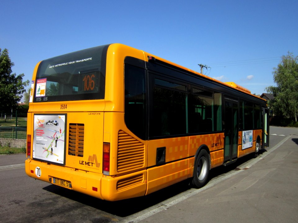 Metz TCRM Irisbus Agora Line n°0504 Proxis 106 Saint-Privat-la-Montagne Jean Moulin (2)