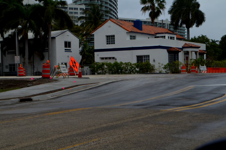 Miami Beach rising above road raising 2015 07