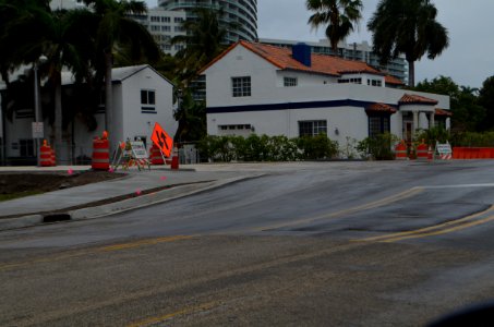Miami Beach rising above road raising 2015 07