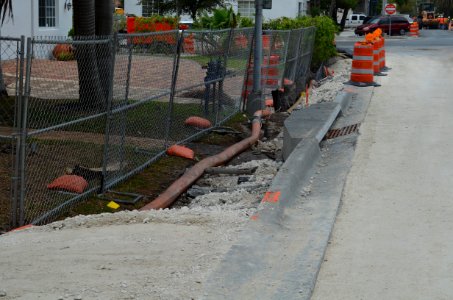 Miami Beach rising above road raising 2015 02