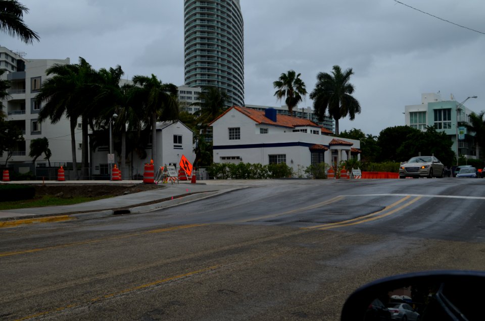 Miami Beach rising above road raising 2015 09