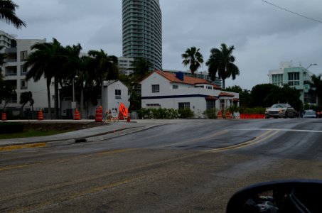 Miami Beach rising above road raising 2015 09