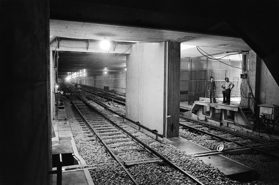 Metro-bouw Amsterdam, interieur Weesperplein, Bestanddeelnr 928-7247