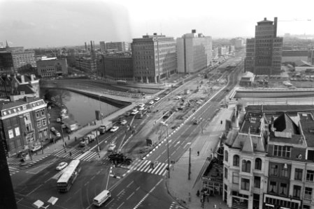 Metrobouw in Wibautstraat, Amsterdam, Bestanddeelnr 924-2722