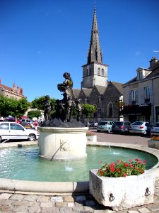 Meursault, (Côte-d'Or, Fr) fontaine