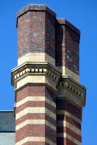 Metropole Hotel, Kings Road, Brighton (April 2013) (Chimney Stack)