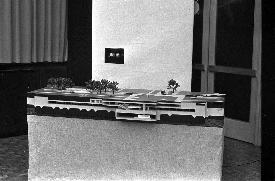 Metromaquettes bij Publieke Werken Amsterdam, Bestanddeelnr 924-9666