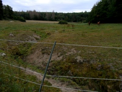 Michelbach 24848292 Ende Pferdekoppel Wellenhain mit Hesselberg R0019281