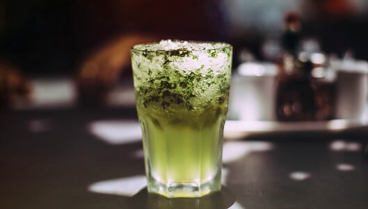 Glass refreshment summer