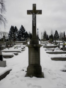 Michalkovice cemetery Lutheran cross