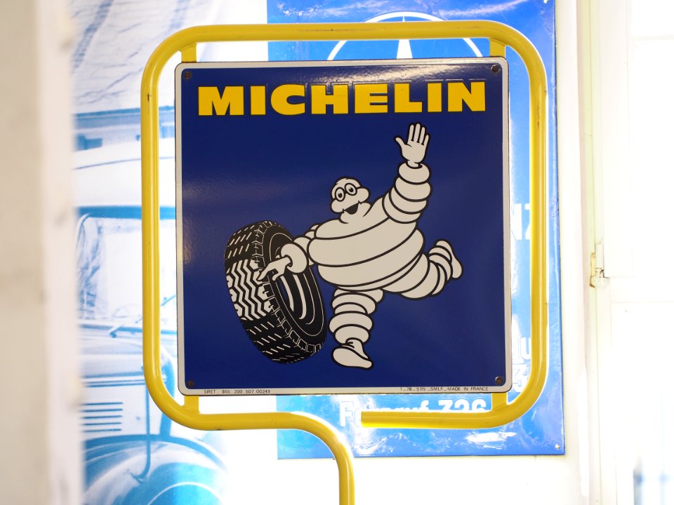 Michelin Emaille Werbeschild bild 1
