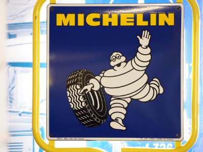 Michelin Emaille Werbeschild bild 2