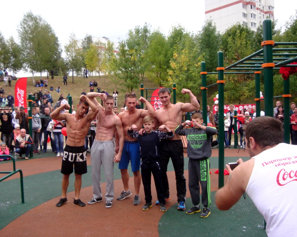 Michail Paulau Park in Minsk city - workout 4 - 12 September 2015 AD