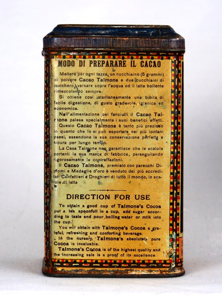 Michele Talmone cacao blik (groot), foto5