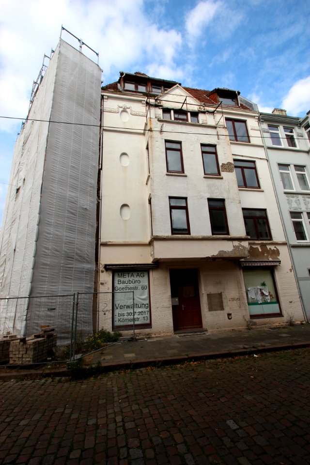 Mietshaus in Bremerhaven, Lutherstraße 24-Goethestraße 60