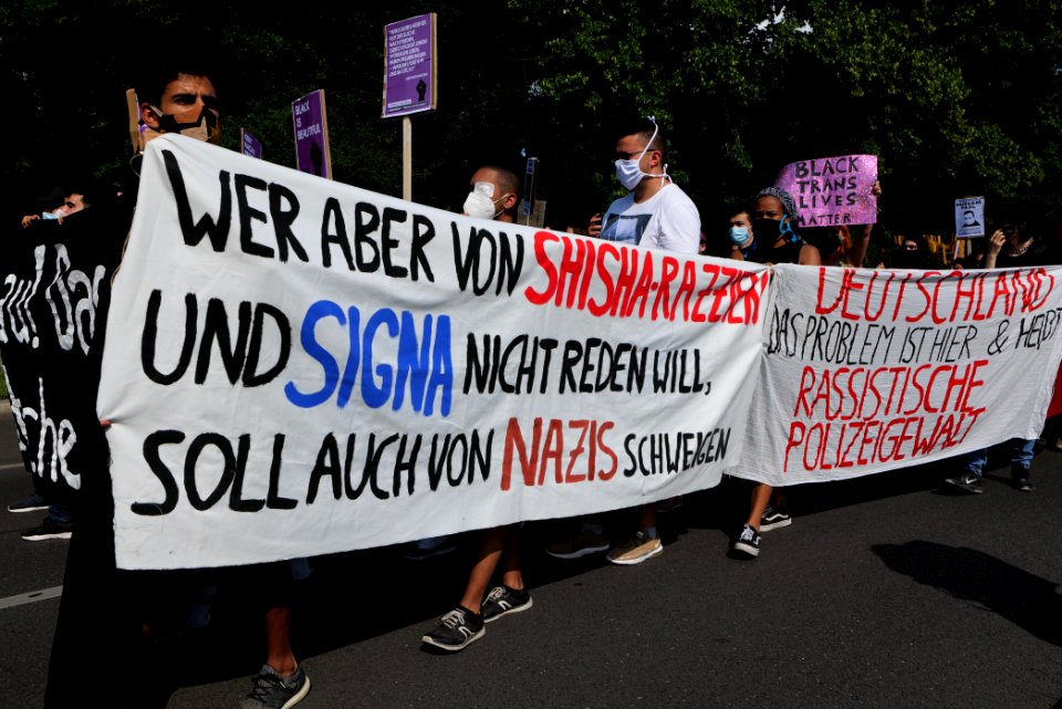 Migrantifa demonstration Berlin 2020-07-18 15