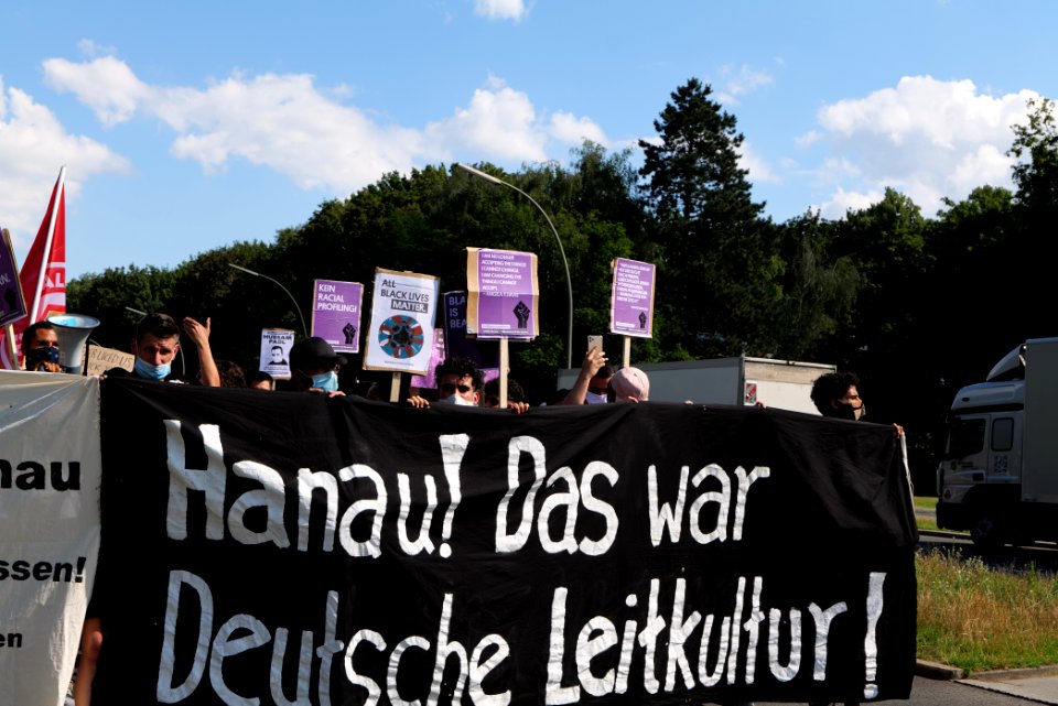 Migrantifa demonstration Berlin 2020-07-18 23