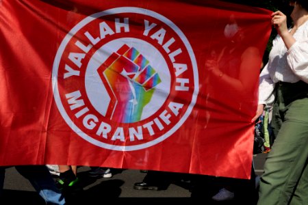 Migrantifa demonstration Berlin 2020-07-18 18