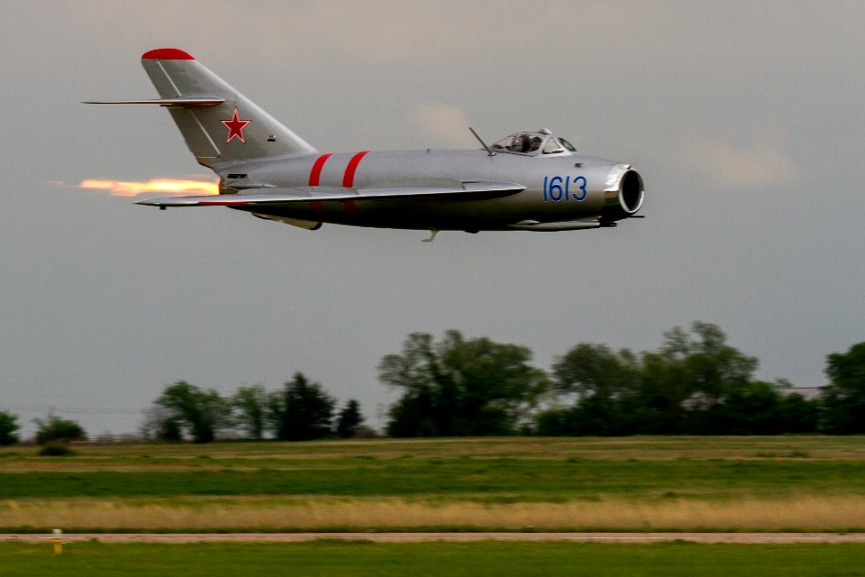 MiG-17 Take to the Skies Airfest Durant, Oklahoma Low Pass 2