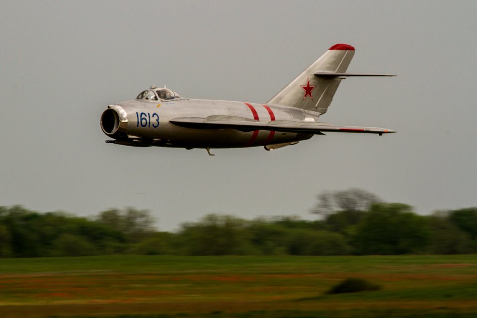 MiG-17 Take to the Skies Airfest Durant, Oklahoma Low Pass