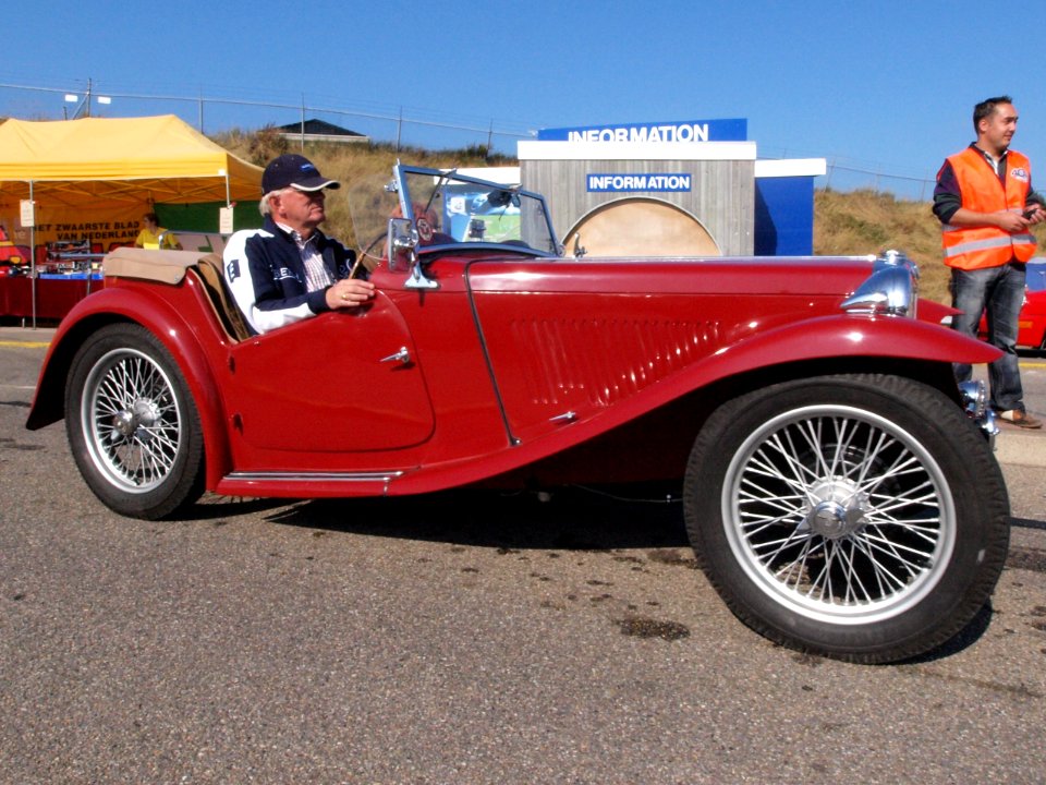 MG TC dutch licence registration AM-66-27 pic1