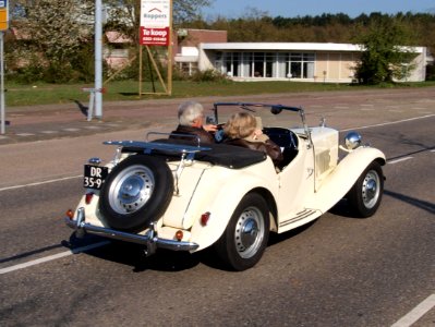 MG TD (1951). Dutch licence registration DR-35-98, pic5