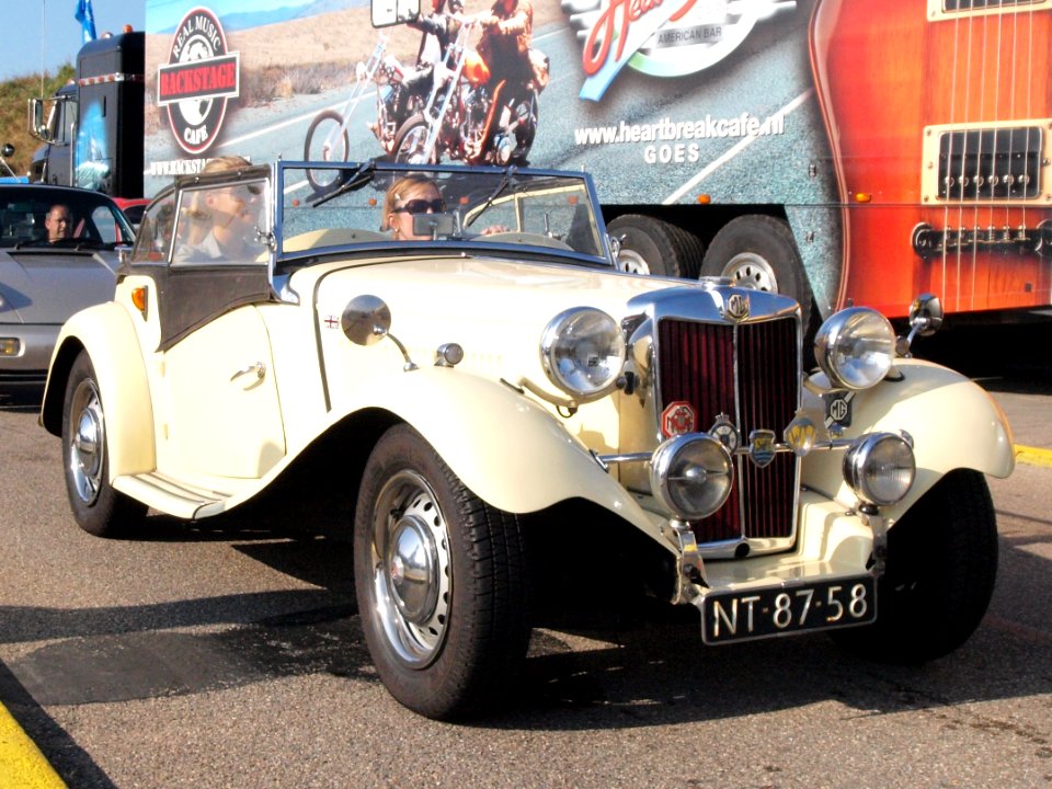 MG TD Midget dutch licence registration NT-87-58 pic4