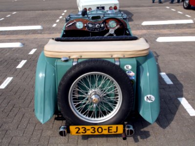 MG TC Midget (1946) , Dutch licence registration 23-30-EJ pic3