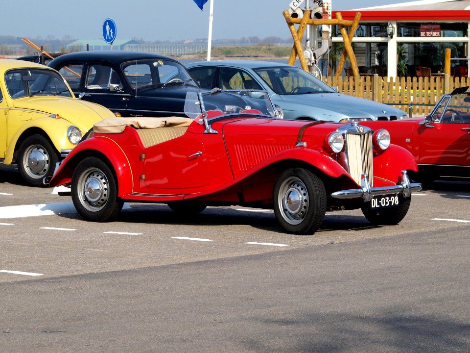 MG TD (1953) , Dutch licence registration DL-03-98 pic4