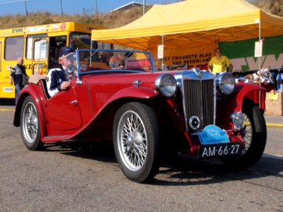 MG TC dutch licence registration AM-66-27 pic2
