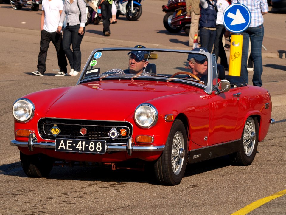 MG Midget dutch licence registration AE-41-88 pic2
