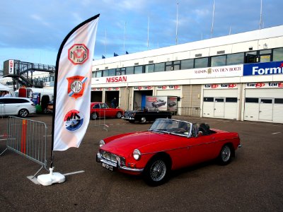 MG stand at the National Oldtimer Festival Zandvoort 2014