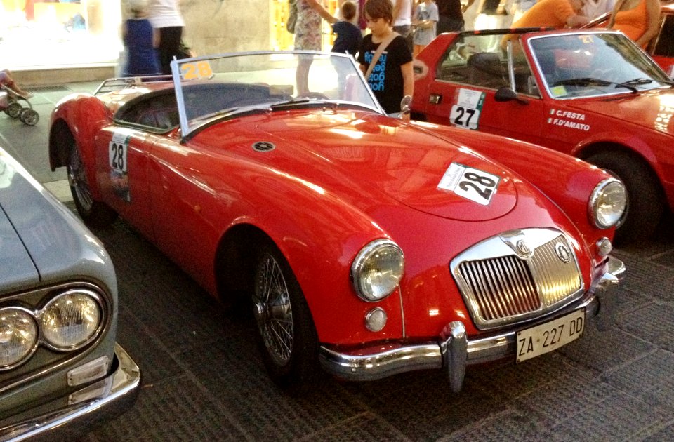 MGA roadster in Avellino