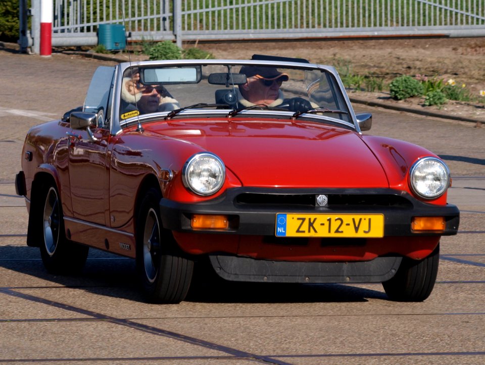 MG Midget (1978), Dutch licence registration ZK-12-VJ