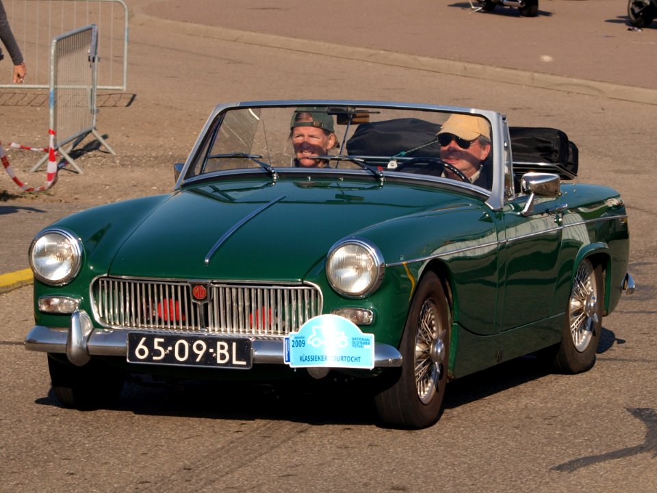 MG MIDGET 1100 dutch licence registration 65-09-BL