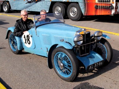 MG J2 dutch licence registration AL-37-86 pic2