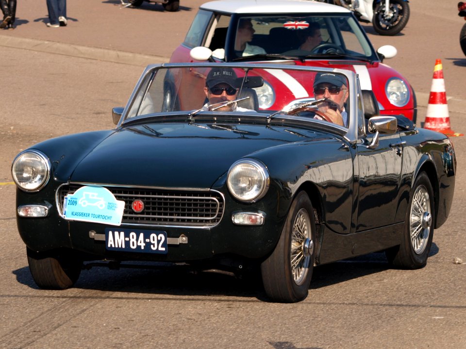 MG MIDGET dutch licence registration AM-84-92-