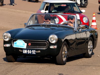MG MIDGET dutch licence registration AM-84-92-