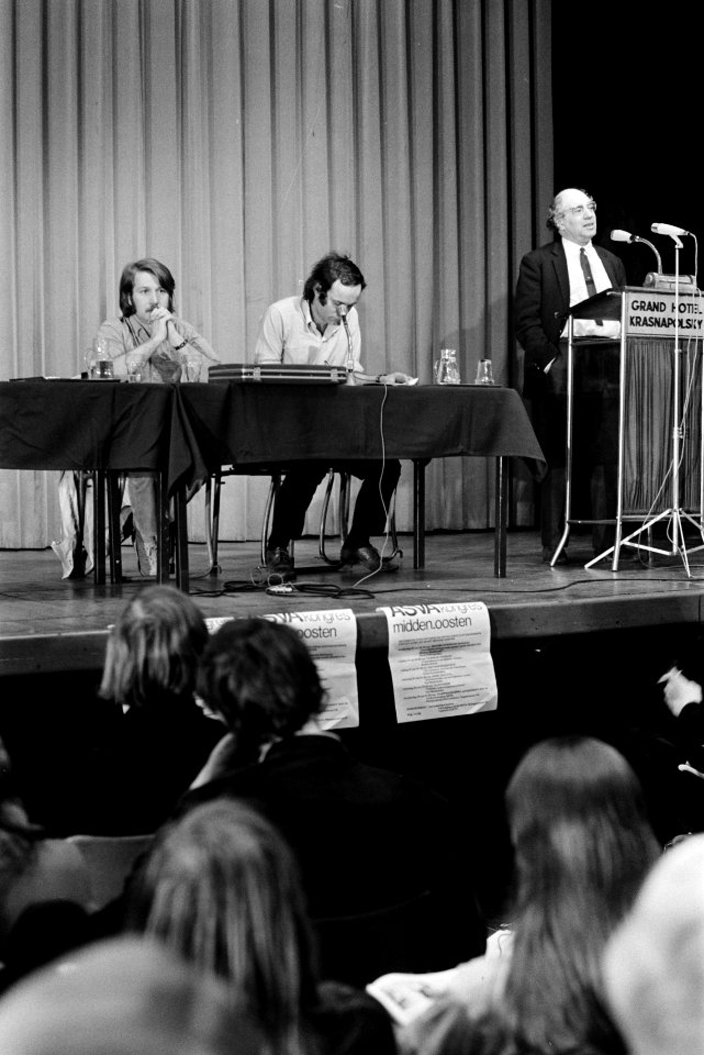 Midden-Oosten Congres van ASVA in Krasnapolsky, Amsterdam, Bestanddeelnr 923-5240