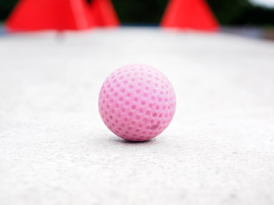 Minigolf plant ground golf skill game