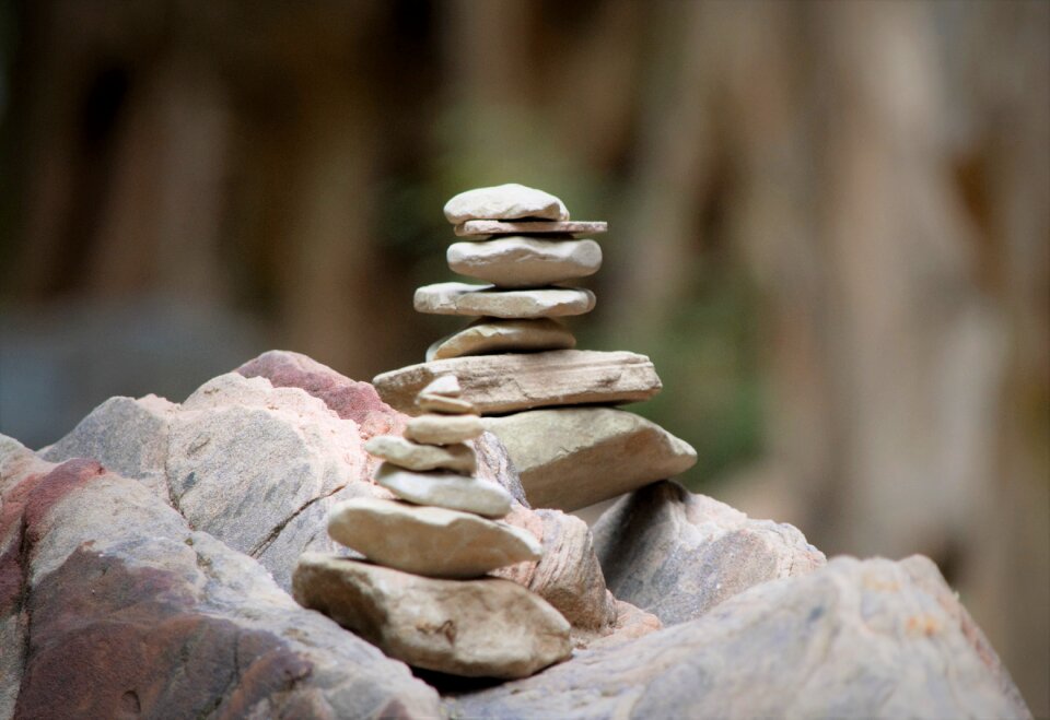 Rock stack hidden canyon zion national park