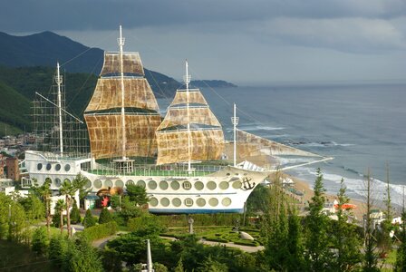 Gangneung japan sea landscape photo