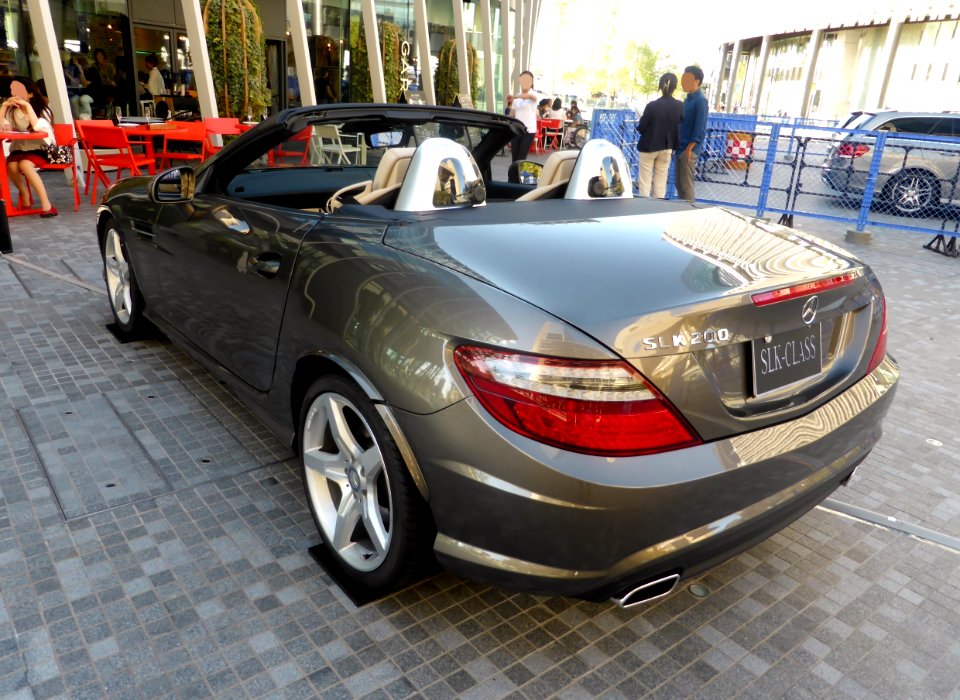 Mercedes-Benz SLK200 BlueEFFICIENCY MT (R172) rear