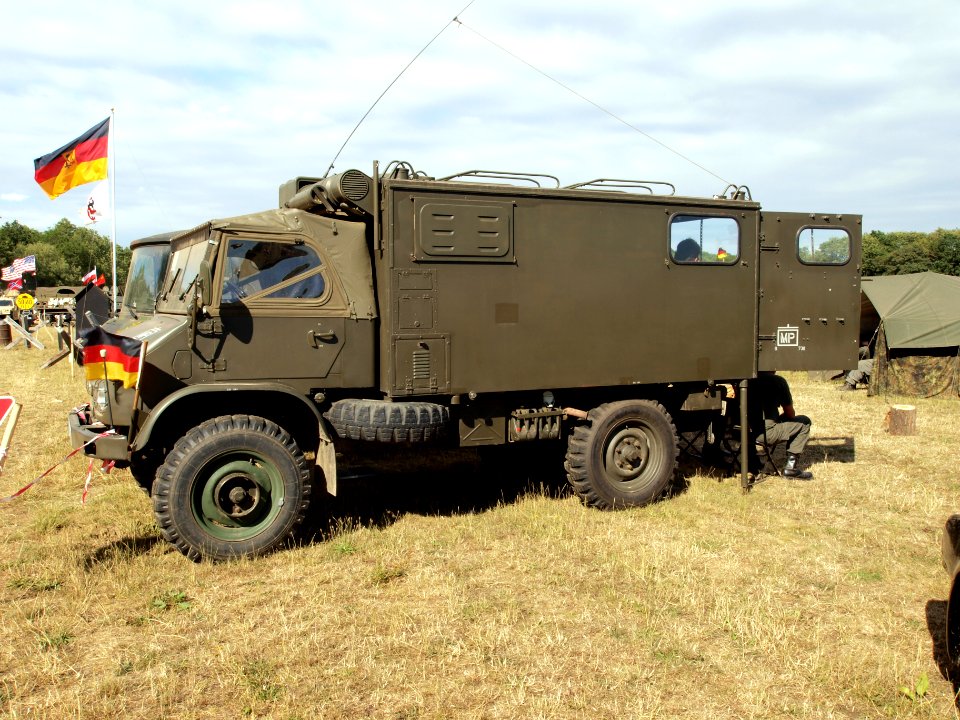 Mercedes-Benz Unimog S404B. Markings are for a Feldjaeger (Military Police) unit pic1