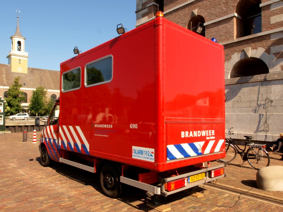 Mercedes-Benz 312D (1998), Unitno 690, Brandweer Noord-Holland Noord, Den Helder, The Netherlands